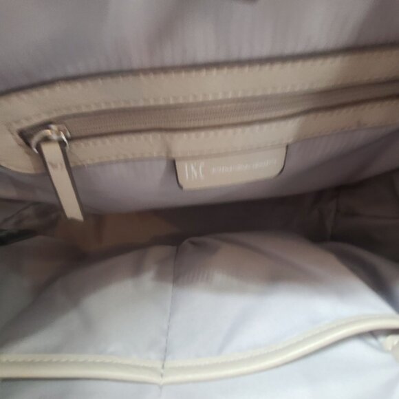 INC International Concepts Taupe Studded Shoulder Bag - Picture 8 of 9